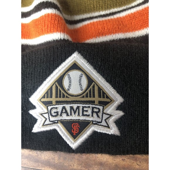 SAN FRANCISCO GIANTS GAMER DAY "GAMER BEANIE " SPECIAL EVENT HAT , BEANIE ,CAP - Picture 2 of 4